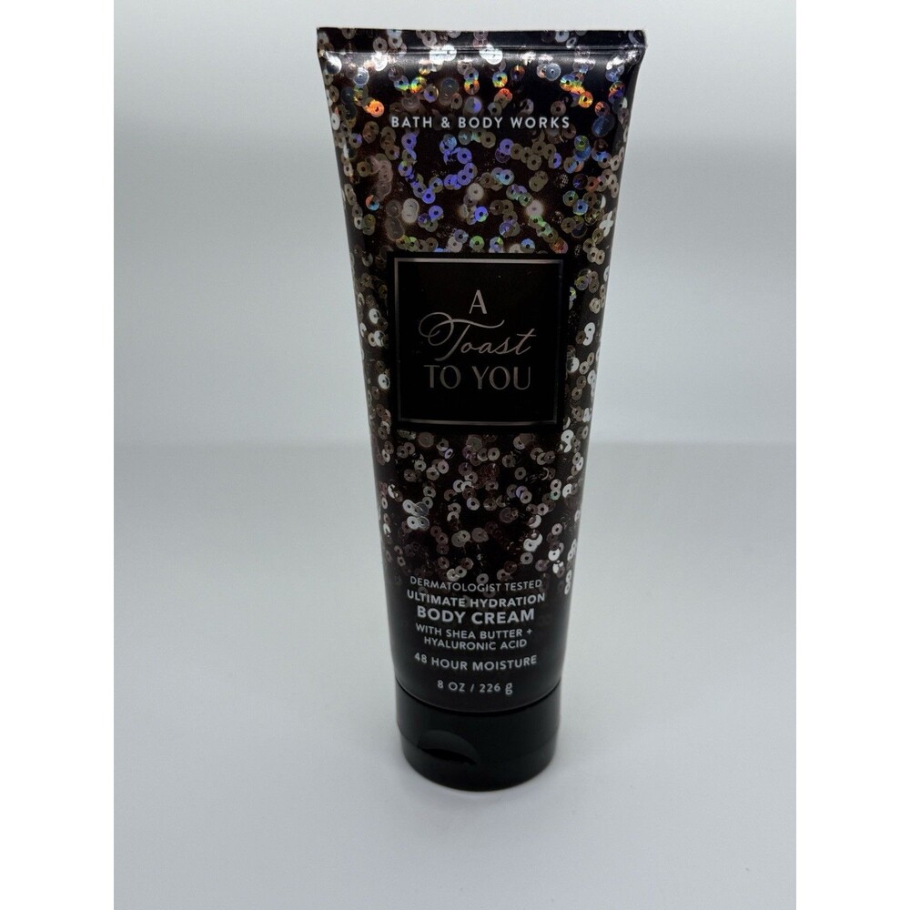 BATH & BODY WORKS A TOAST TO YOU BODY CREAM ULTIMATE HYDRATION 8 OZ SHEA BUTTER